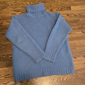 Light blue, 100% wool JCrew sweater
